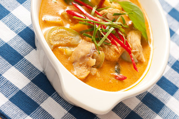 Delicious Thai panang curry