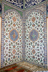 Iznik Tile Detail from wall of Selimiye Mosque