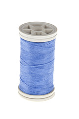 Sewing thread spool isolated on white