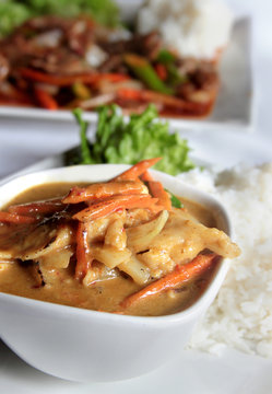 chicken yellow curry