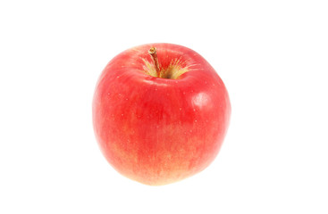 juicy apple isolated on white background