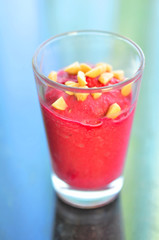 Verrine Mousse de Betteraves et Cacahuetes