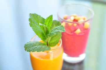 Duo de Verrine betterave et potiron