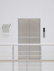 single elevator door