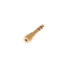 Audio jack, gold plated