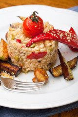 risotto with vegetable