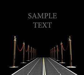 carpet road concept background High resolution