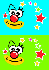 clown cirque personnage visage