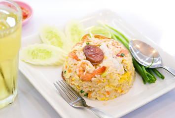 fried rice with shrimp
