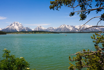 Jackson Lake in Grand Teton National Park, Wyoming.