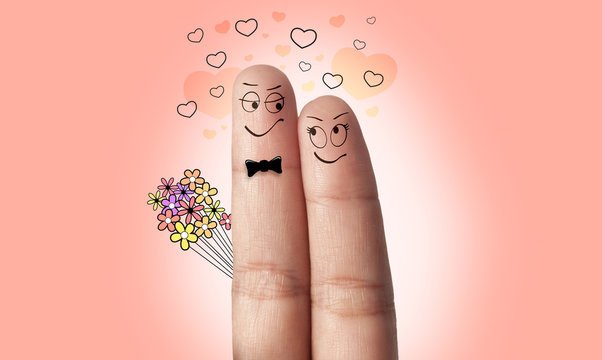 a couple of fingers in love