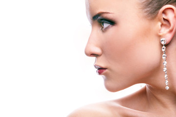 Naklejka premium Attractive woman