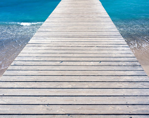 Fototapeta premium ponton aux Seychelles