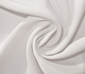 Twisted dull white fabric