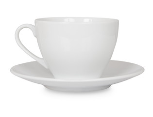 Coffee cup isoalted on white