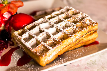 Belgian waffle