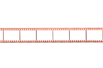 Photographic film with empty frames