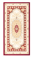 Carpet frame art design - border pattern background on white
