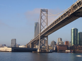 Fototapeta na wymiar Boku San Francisco Bay Bridge