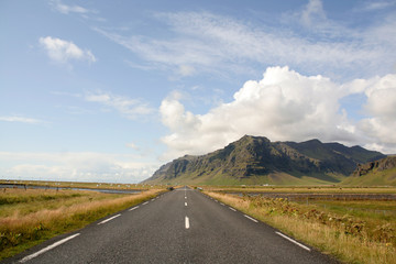 Empty road, Iceland