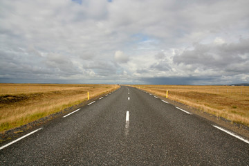 Empty Road, Iceland