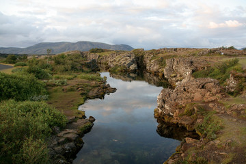 Fototapeta premium Beautiful lake, Iceland