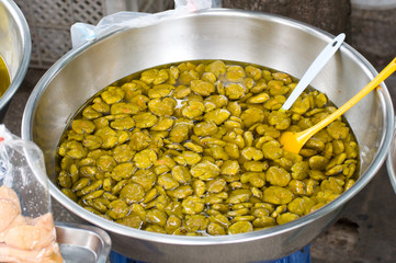 pickled olives with spices