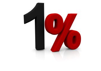 1%