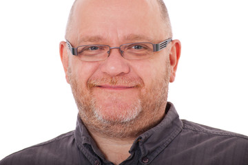 Sympathischer Mann mittleren Alters