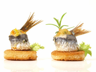 Fingerfood mit Fisch