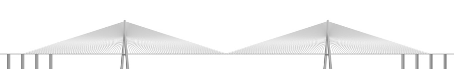 cable-stayed bridge 320m