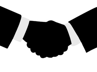 Two Executive shaking hands