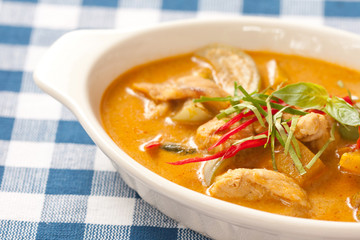 Delicious Thai panang curry