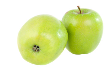 green apple isolated