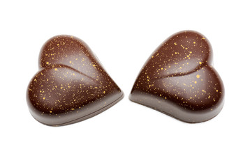 chocolates heart-shaped