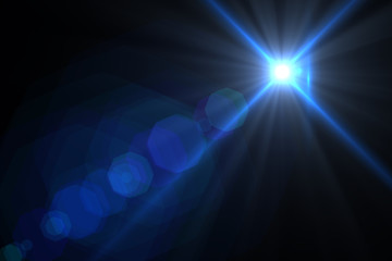 Lens flare abstract background