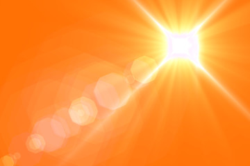Lens flare abstract background