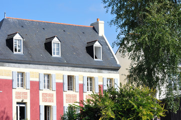Fototapeta na wymiar maison en Bretagne