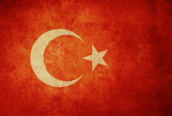 Obraz premium turkey flag