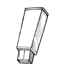 Obraz premium quirky vector drawing of a memory stick