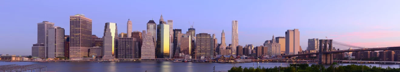 Foto auf Leinwand New York City Panorama © SeanPavonePhoto