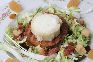 ensalada de queso de cabra