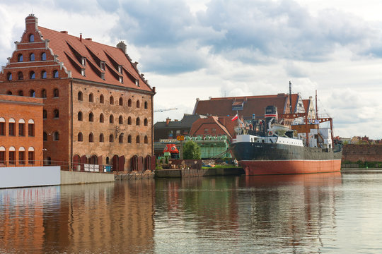 Old Town of Gdansk (Danzig) in Poland