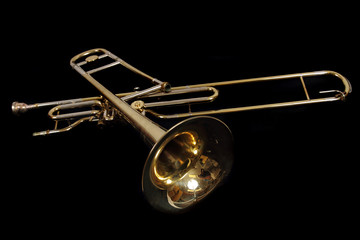 old golden trumpet