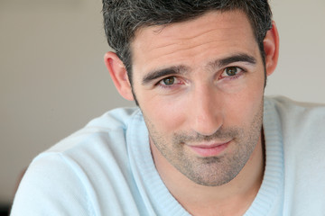 Fototapeta premium Portrait of handsome 30-year-old man