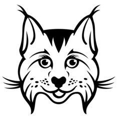 Obraz premium Bobcat - Lynx head