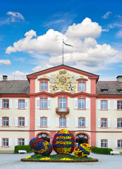 Fototapeta premium Palace of flowering Island Mainau in Germany