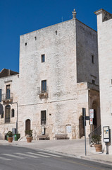 Fototapeta na wymiar Great tower. Cisternino. Puglia. Italy.
