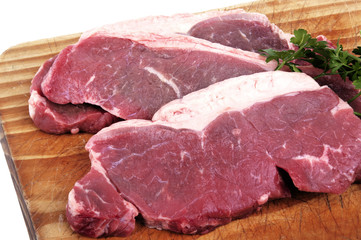 fresh raw beef