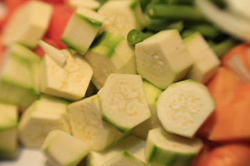 verdure fresche tagliate